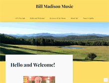 Tablet Screenshot of billmadisonmusic.com